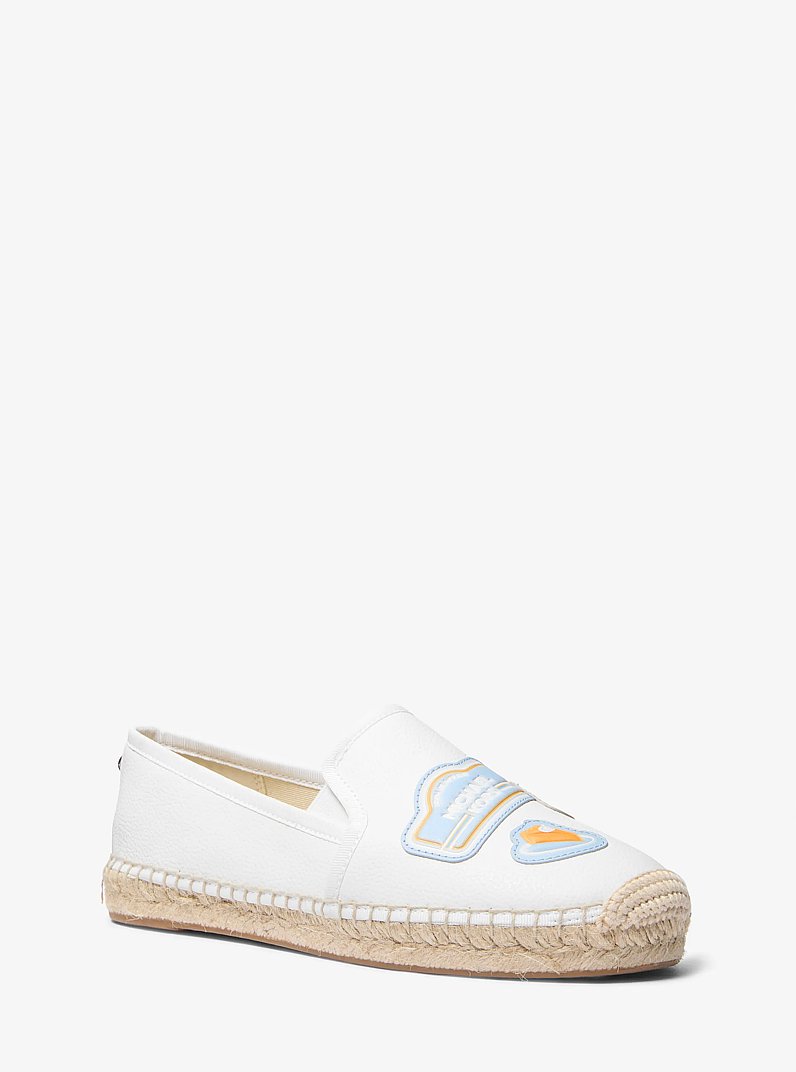 Hastings Embellished Espadrille in OPTIC WHITE | Michael Kors