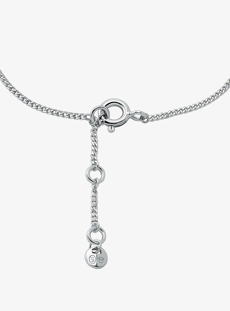 Pulsera de coraz&oacute;n de plata de ley chapada en metales preciosos in PLATEADO | Michael Kors