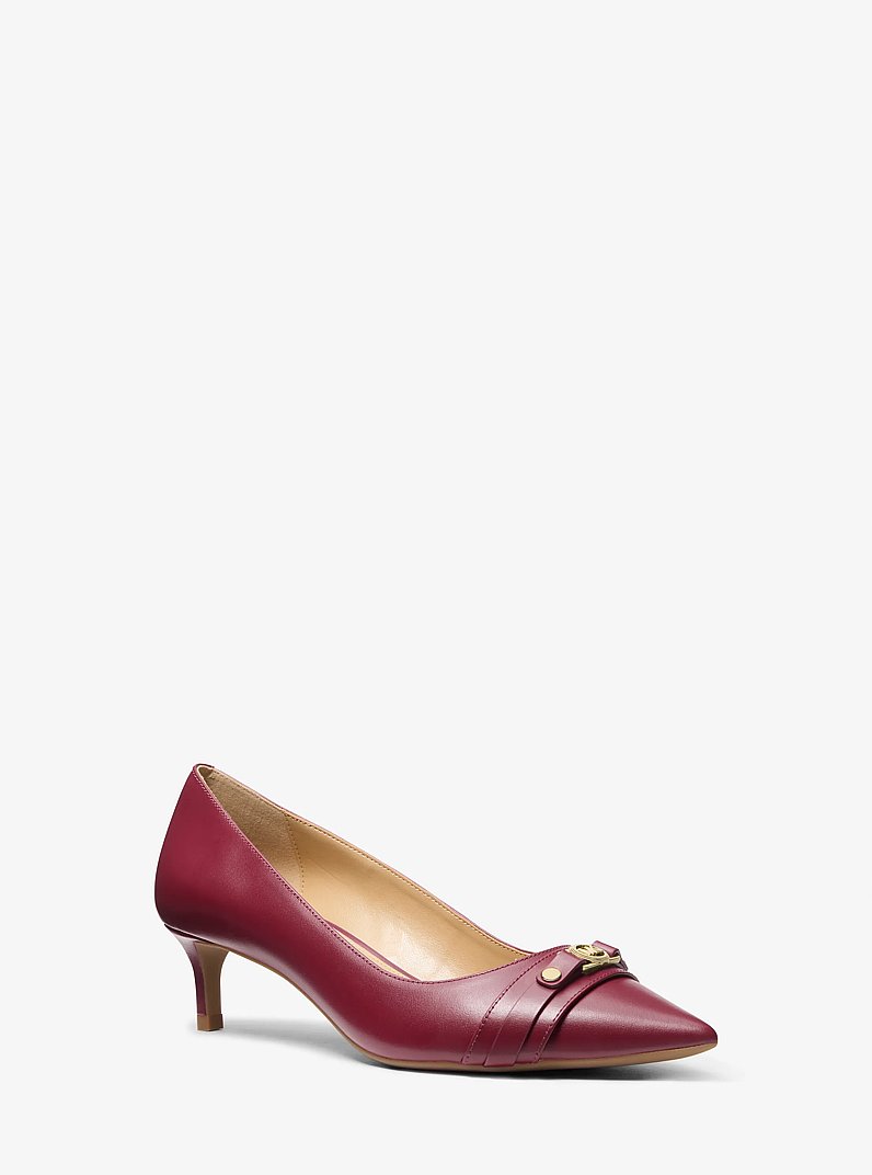 Mandy Flex Leather Pump in MULBERRY | Michael Kors