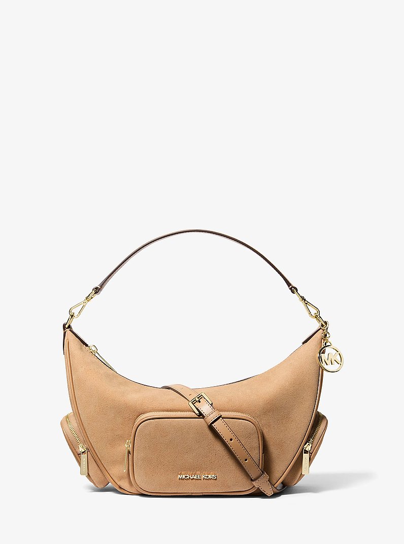 Merritt Medium Convertible Crossbody Bag in CAMEL | Michael Kors