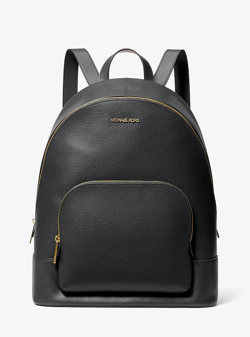 Connie Large Leather Backpack in BLACK | Michael Kors