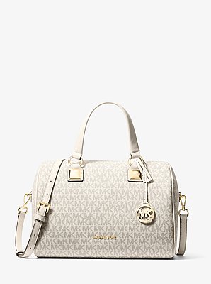 Grayson Medium Signature Logo Duffel Bag