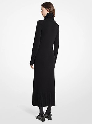 Wool Turtleneck Dress