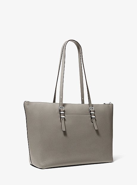 Quinn Large Pebbled Leather Tote Bag