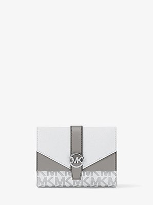 Greenwich Medium Signature Logo Trifold Wallet