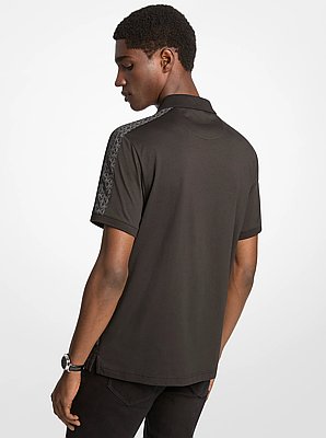 Poloshirt van katoen met logo