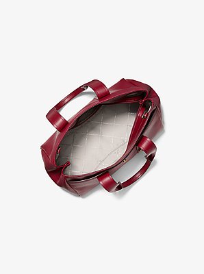 Foster Small Pebbled Leather Satchel