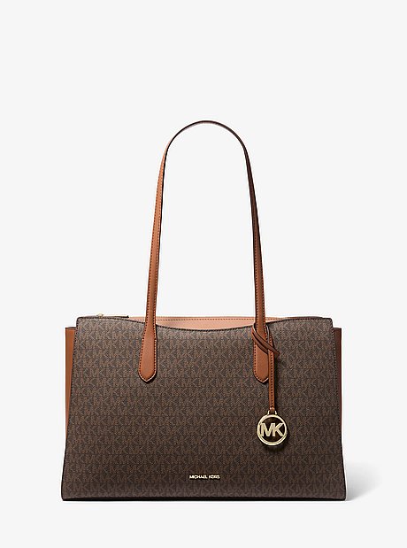 Arden Medium Signature Logo Tote Bag