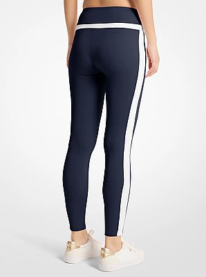 Stretch Knit High-Waisted Leggings