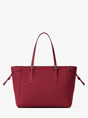 Grand sac fourre-tout Voyager en cuir Saffiano