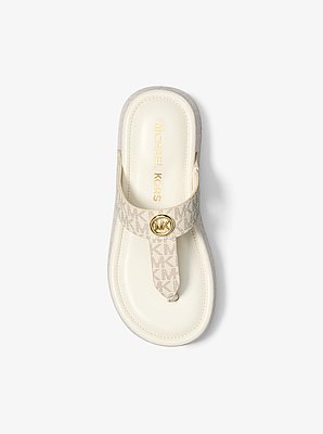 Koya Signature Logo Platform Flip Flop