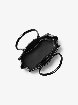 Hamilton Moderne Small Studded Suede Satchel image number 1