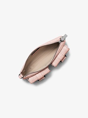 Pochette em ganga desbotada Zoe pequena