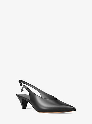 Tonya Leather Slingback Pump