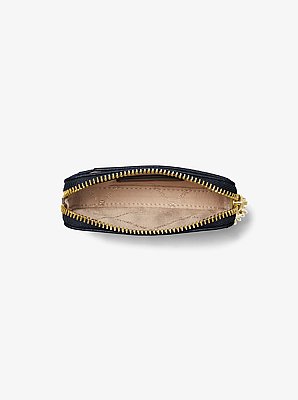 Medium Saffiano Leather Chain Card Case