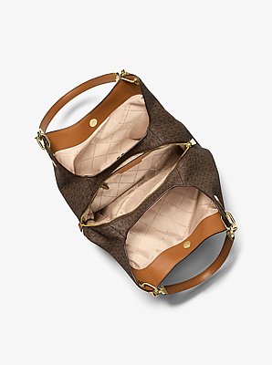 Schultertasche Lillie Large mit Logo