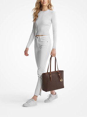 Bolso tote Charlotte grande 3 en 1 con logotipo