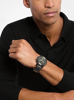 Oversized Prescott Gunmetal Watch