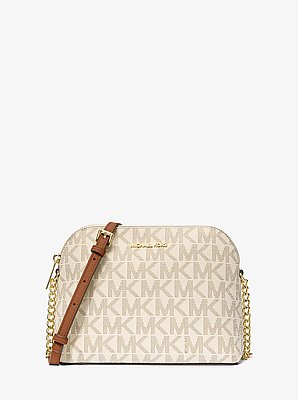 Cindy Signature Logo Dome Crossbody Bag