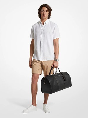 Bolso de viaje Cooper de cuero granulado