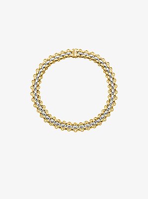 Two-Tone 3-Link Necklace