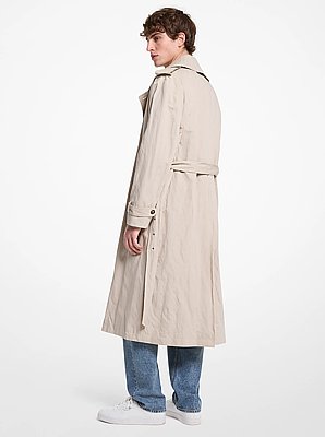 Inox Oversized Cotton Blend Trench Coat