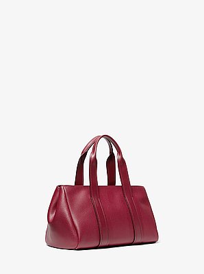 Foster Small Pebbled Leather Satchel