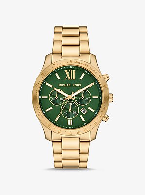 Reloj Berkley oversize en tono dorado
