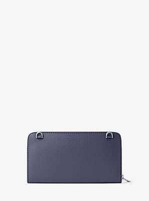 Jet Set Large Pebbled Leather Crossbody Bag
