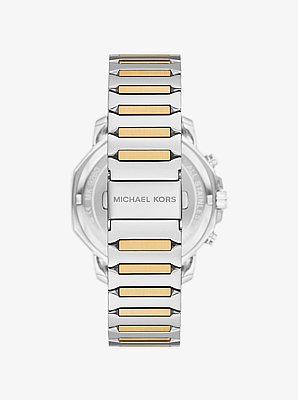 Oversized Prescott Two-Tone Watch