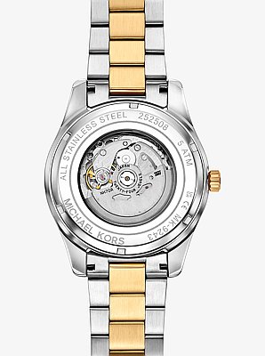 Oversized Lexington Two-Tone Watch