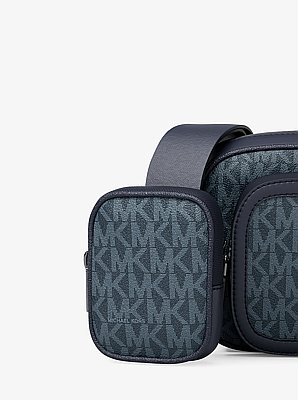 Cooper Signature Logo Camera Crossbody Bag With Pouch