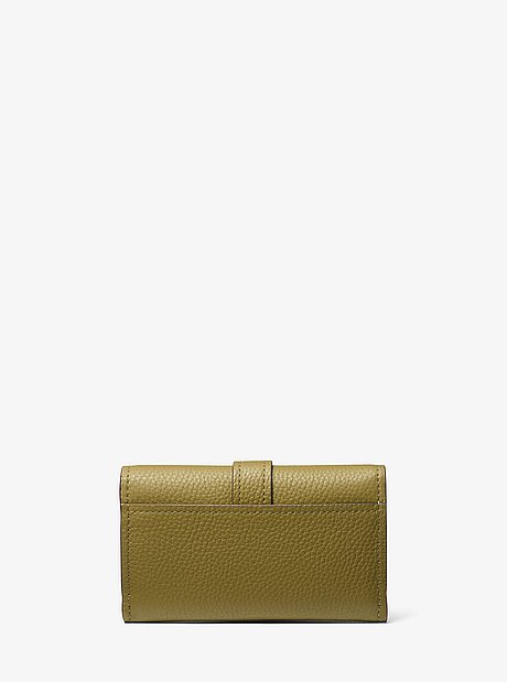Nolita Medium Pebbled Leather Tri-Fold Wallet