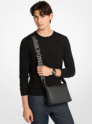 Hudson Signature Logo Messenger Bag