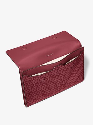 Jet Set Signature Logo Laptop Case