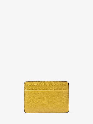 Pebbled Leather Card Case