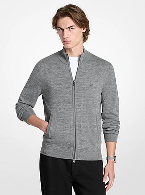 Wool Mock Neck Sweater