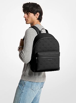 Sac &agrave; dos Cooper arrondi de taille moyenne &agrave; logo grav&eacute;