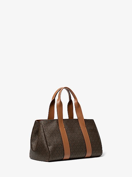 Henkeltasche Foster Small mit Signature-Logomuster