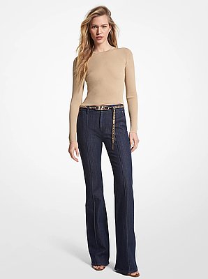 Jeans de corte recto