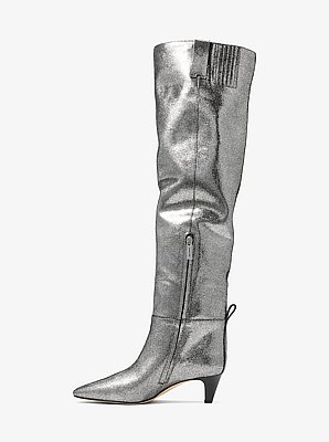 Daniela Metallic Leather Boot
