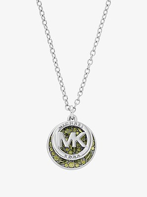 Collar en pav&eacute; con logotipo