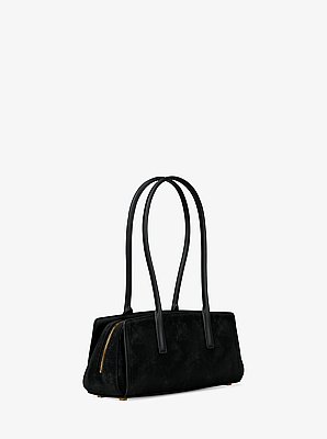Laila Small Suede Shoulder Bag