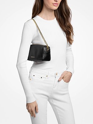 Bryant Small Pebbled Leather Crossbody Bag