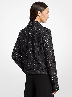 Chaqueta de denim desgastada