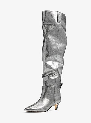 Daniela Metallic Leather Boot