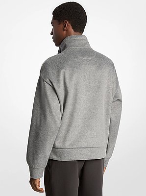 Flannel Quarter-Zip Sweater