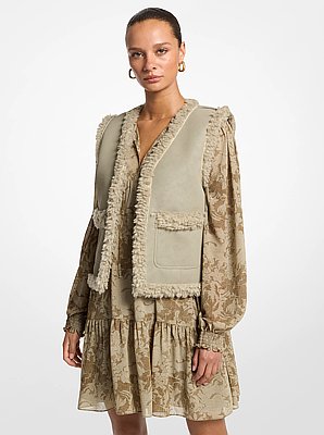 Faux Shearling Vest