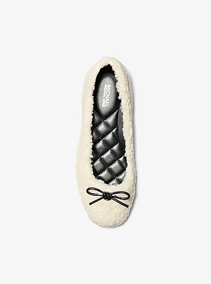 Savannah Faux Shearling Ballet Flat