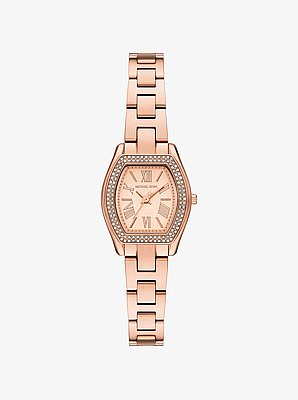 Reloj Chelsea peque&ntilde;o bitono con incrustaciones